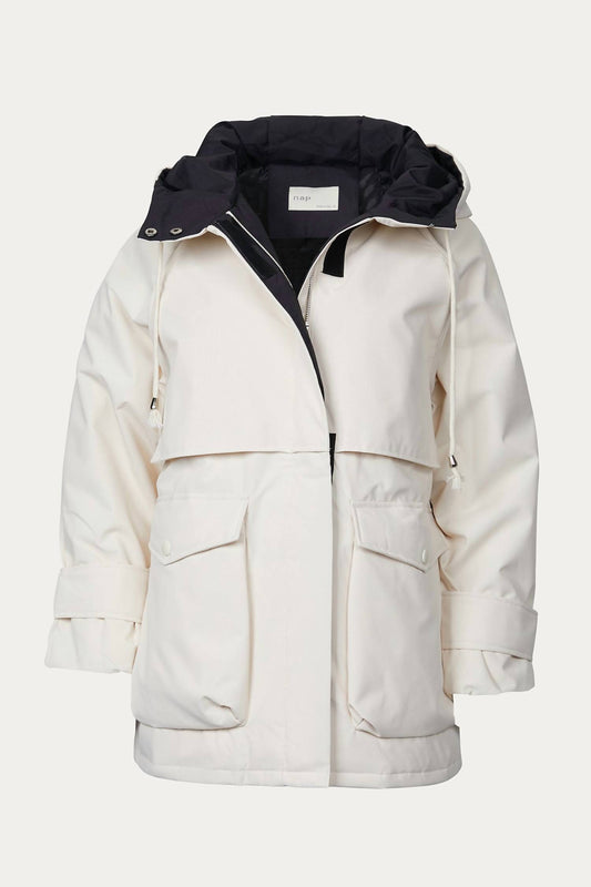 HOODED SHELL DOWN COAT