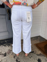 Risen - Tummy Control Mid Rise Crop Pants