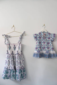 VICTORIA DUNN Girl's Luna Mini Dress in oasis - kids' dress - alternate view