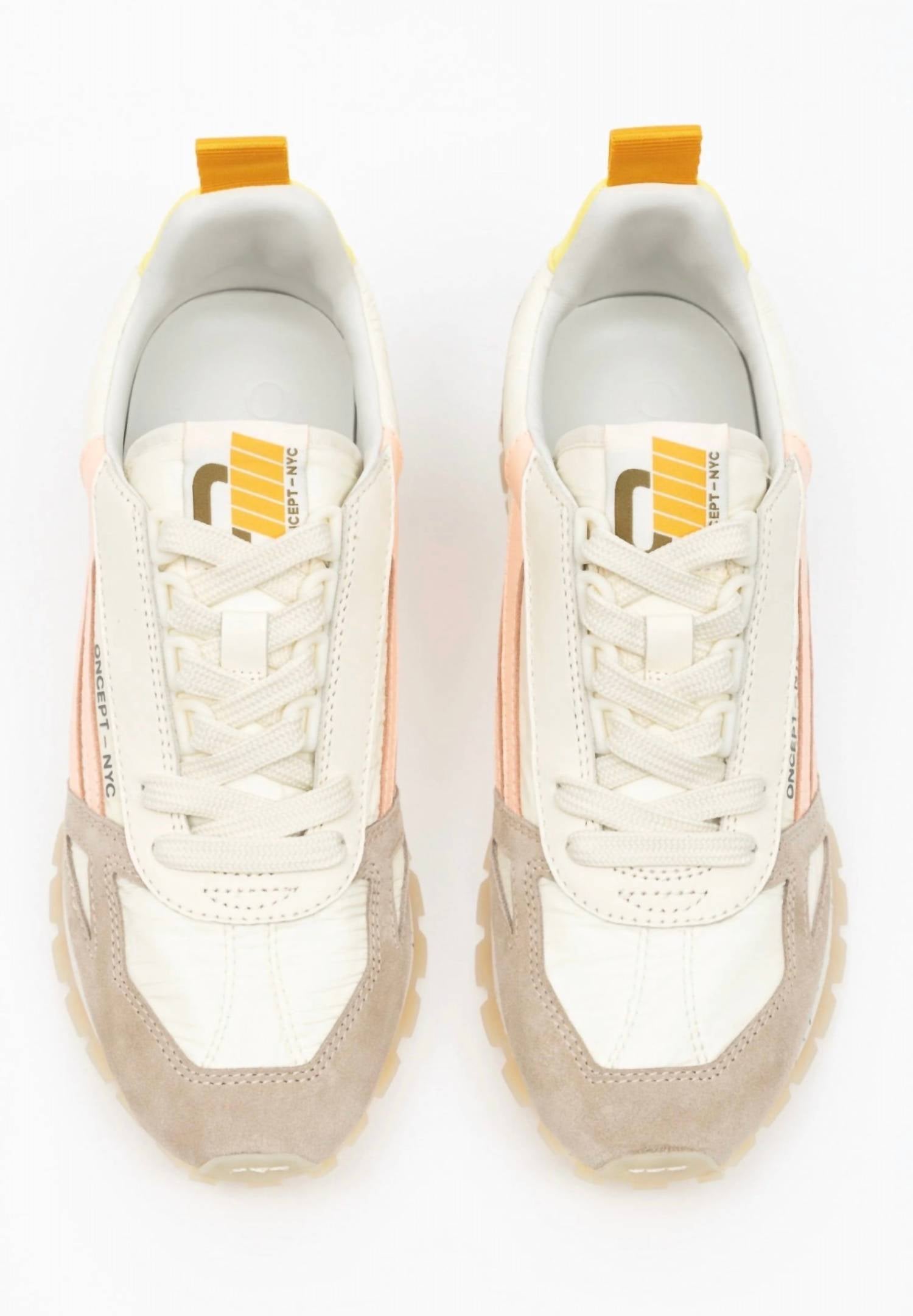 Oncept Women's Toronto Sneaker in electric peach - women's sneaker - alternate view