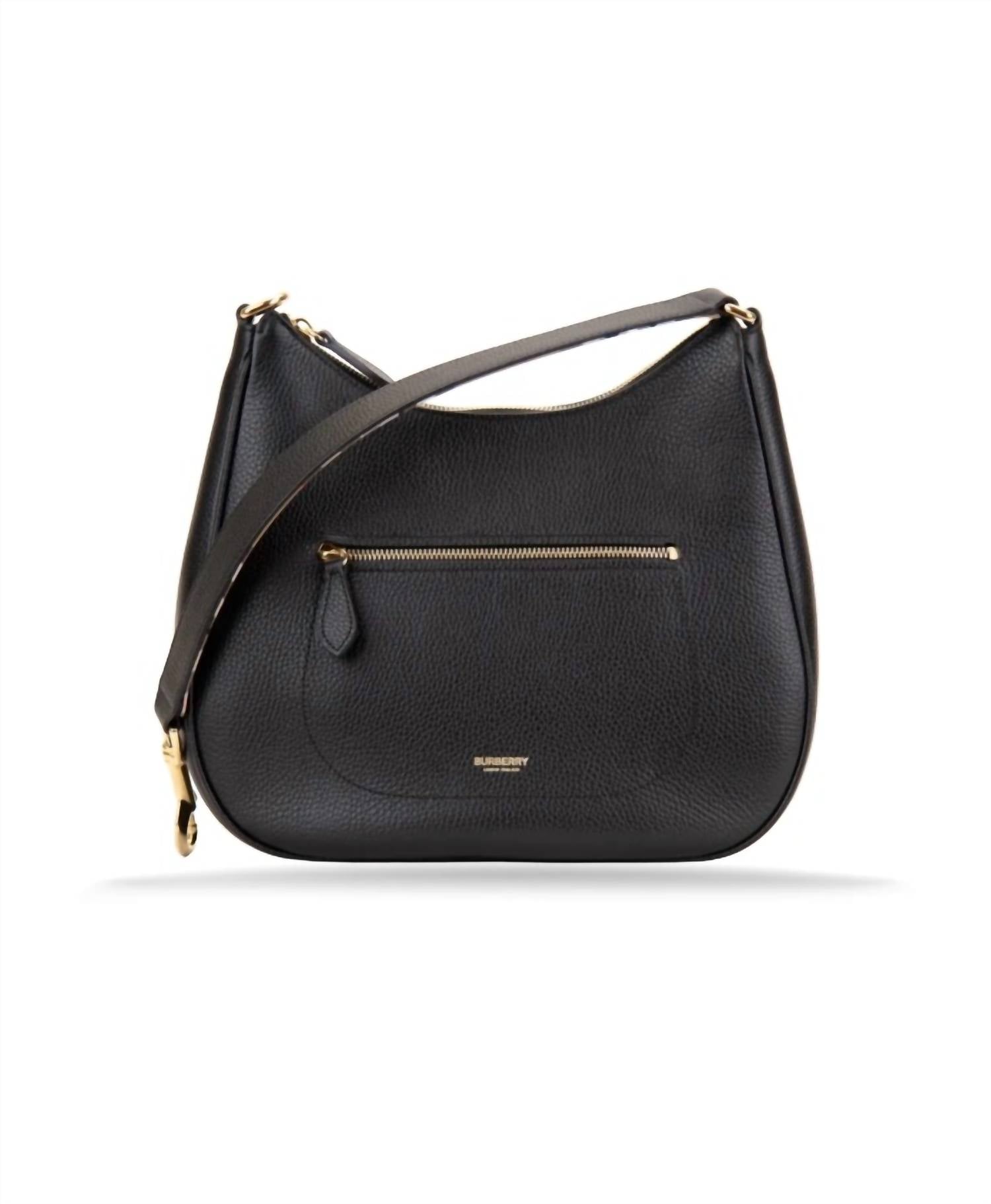 Burberry - Women's Leather Hobo Bag
