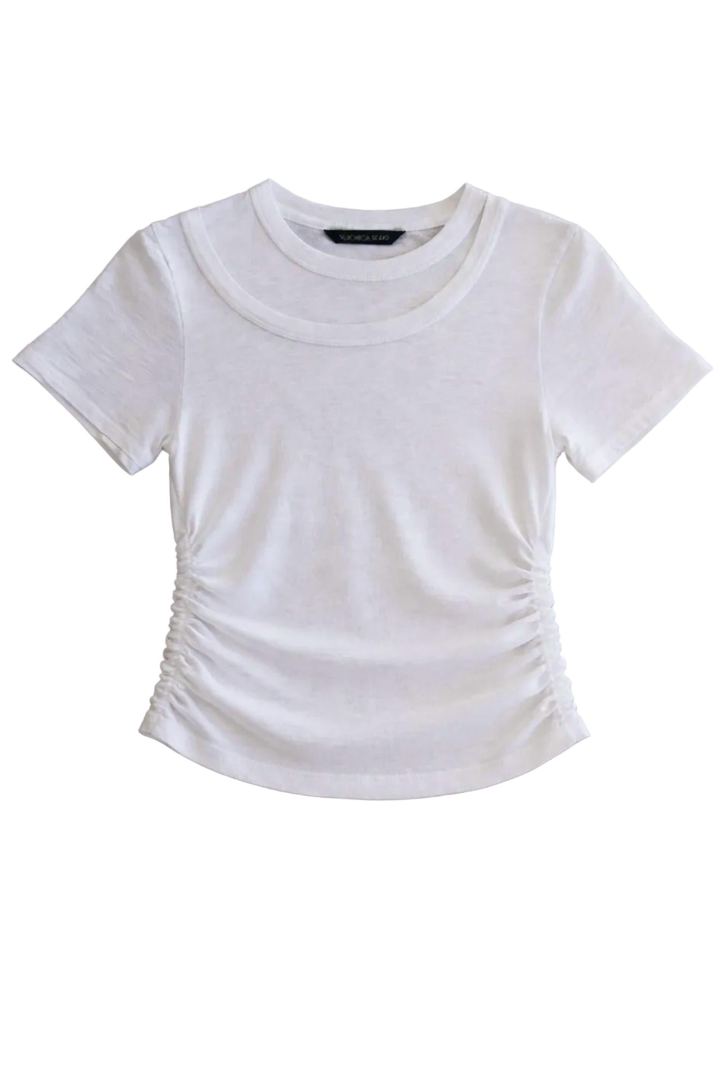 Veronica Beard - Damian Double-collar T-shirt