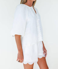 Mary George - Emma Crochet Top