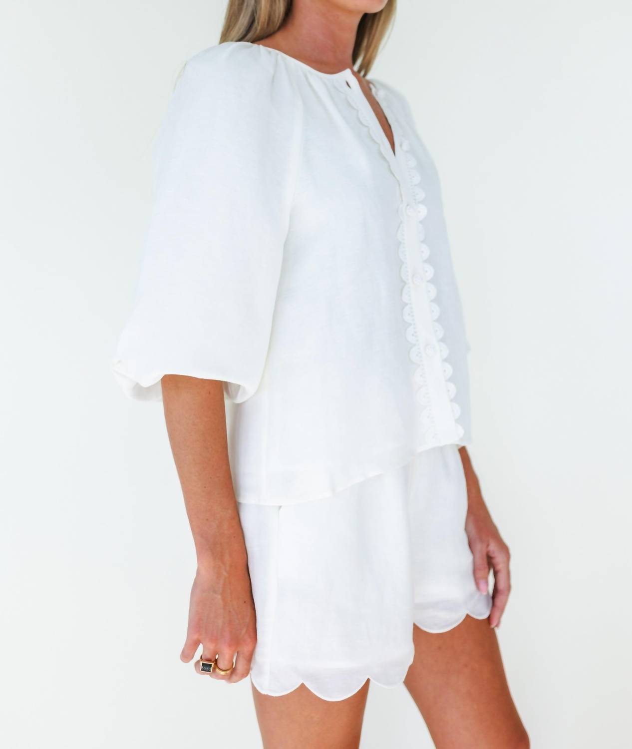 Mary George - Emma Crochet Top