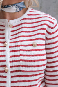 Suncoo - Gabriel Striped Cardigan