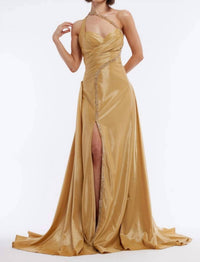 Vienna Prom - One Shoulder A-line Prom Gown