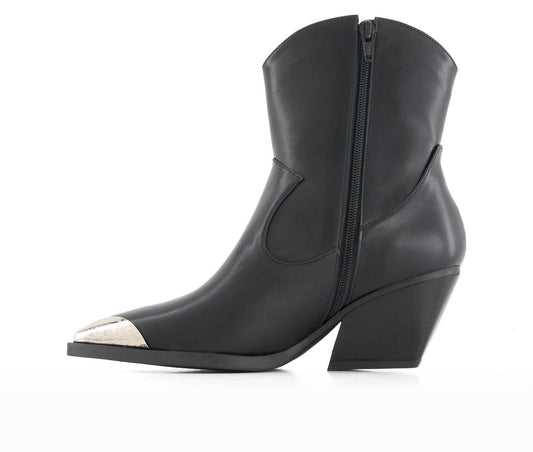 Andrea - Women's Pointed Toe Western Booties