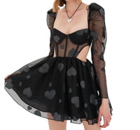 For Love & Lemons - Alexandrea Heart Mini Dress