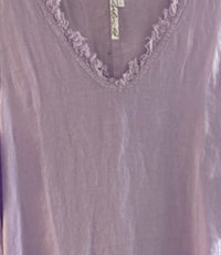 Lulu-B - Women's Linen Mini Dress