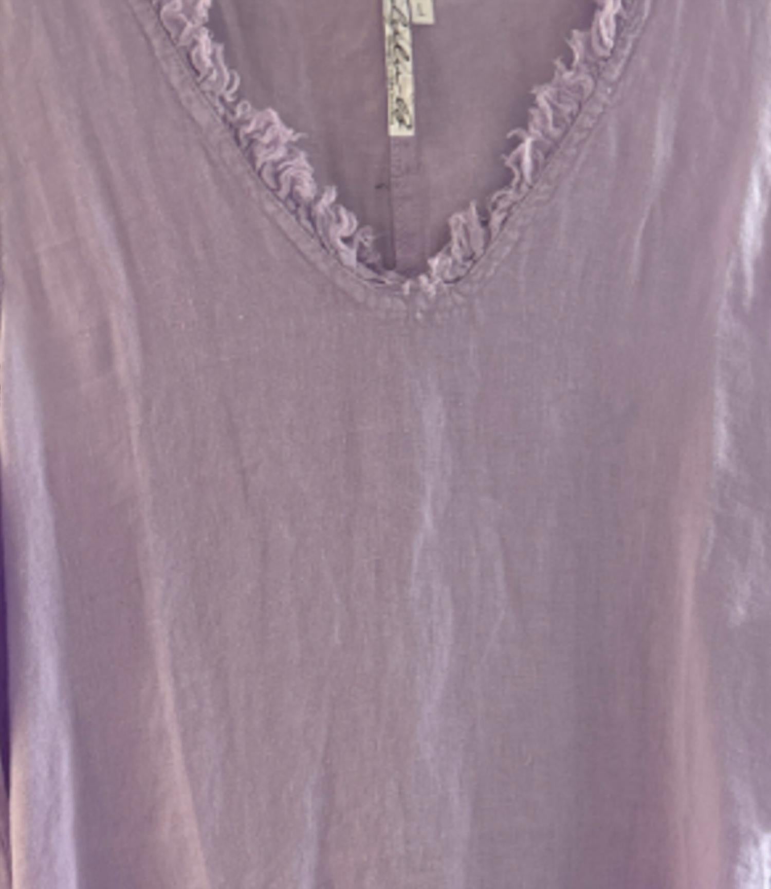 Lulu-B - Women's Linen Mini Dress