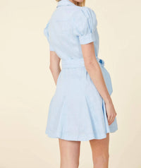 Dolce Cabo - Linen Belted Mini Dress