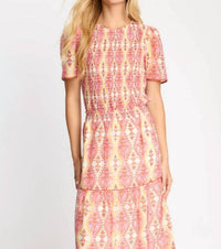 Caballero - Delta Smocked Top