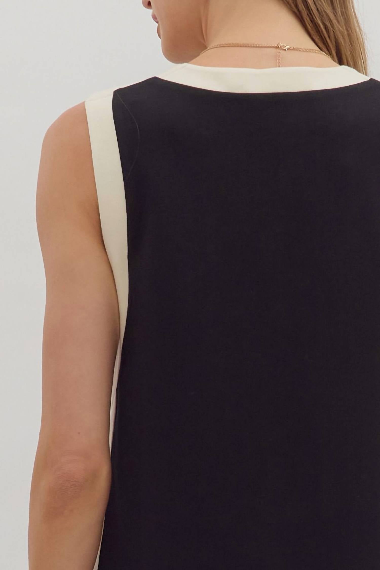 Entro - Kate Minimalist Midi Dress