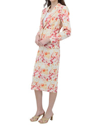 CHIARA BONI Lumi Jacket/skirt Set in summer wind - women's jacket - detail view