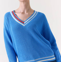 Wispr - Vivienne Stripe V-neck Sweater