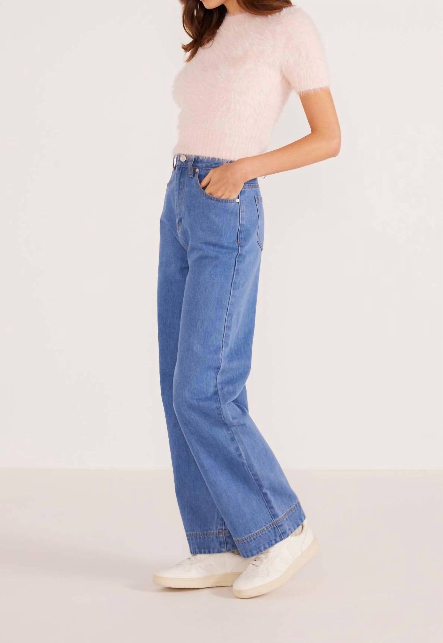 MINKPINK Peyton Jeans in denim - women's jeans - alternate view