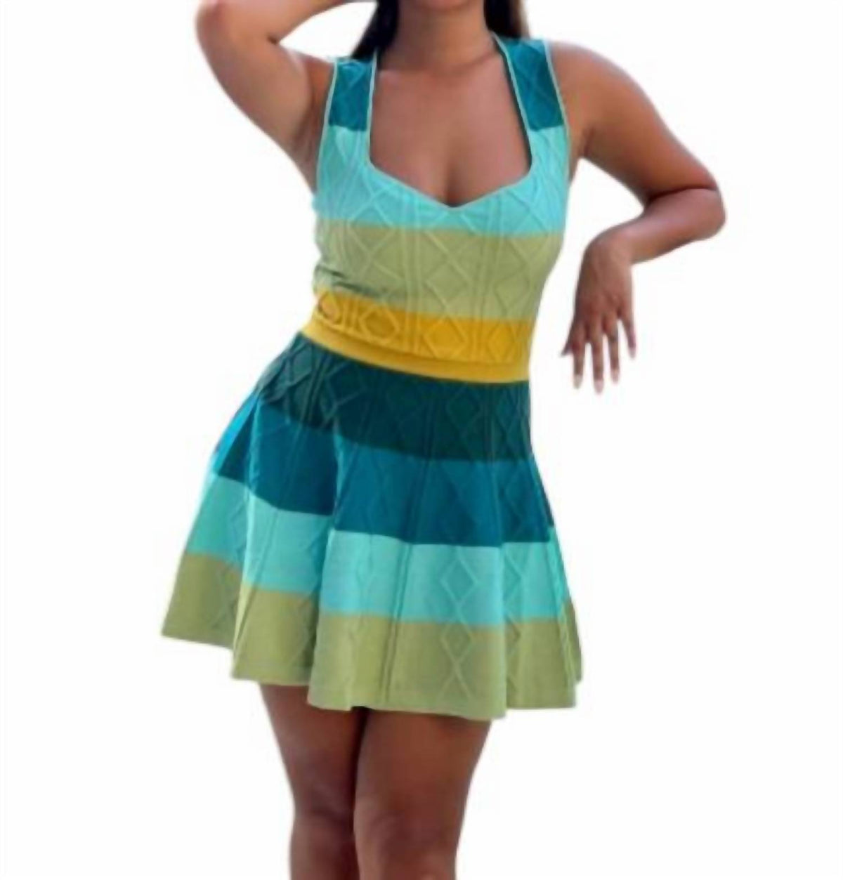 Elj Ave - Knit Sweater Mini Dress