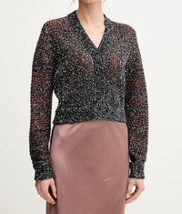 M Missoni - Ribbed Cropped Cardigan