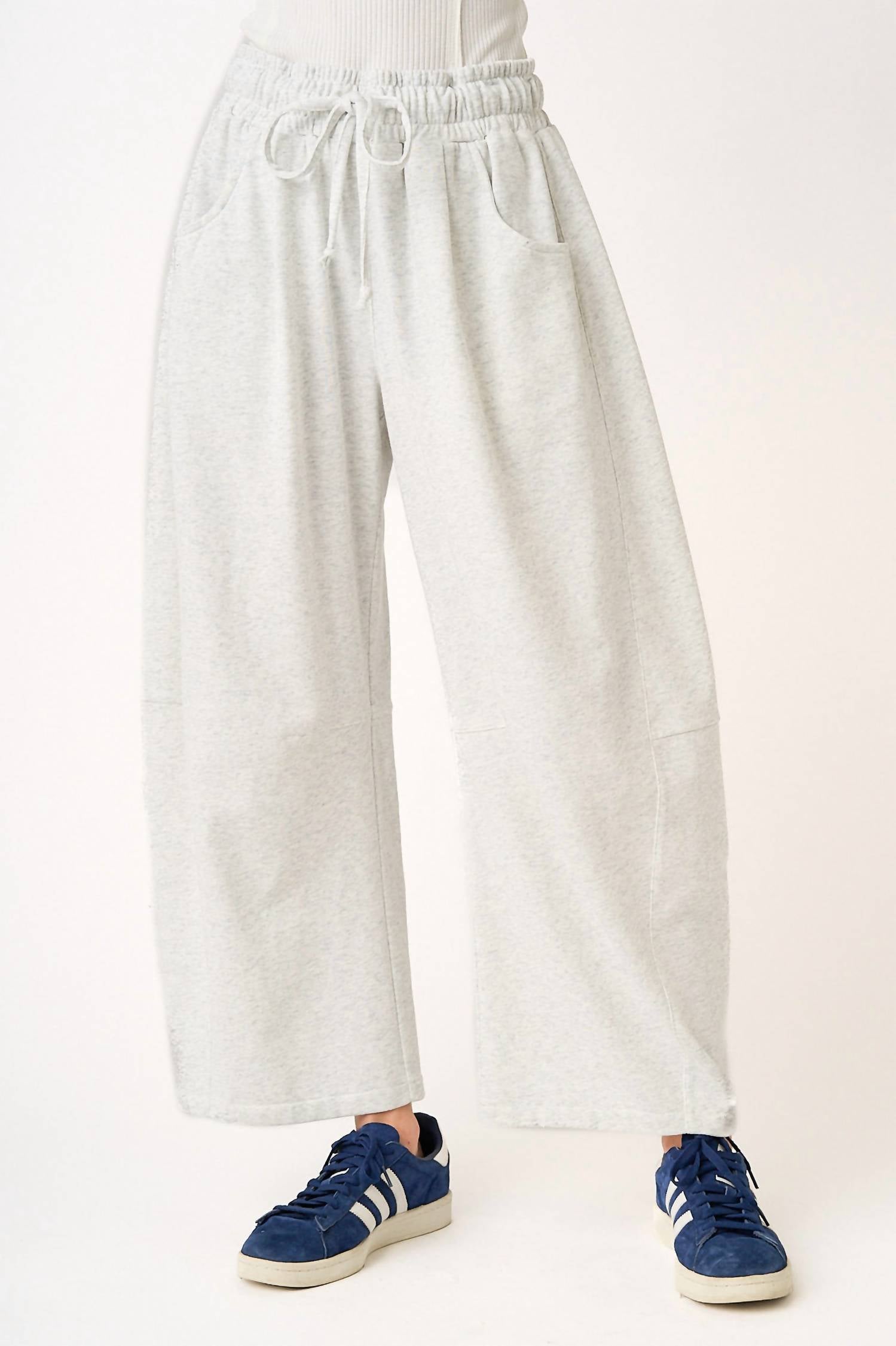 mittoshop Cloud Pull On Pant in ivory - women's pants