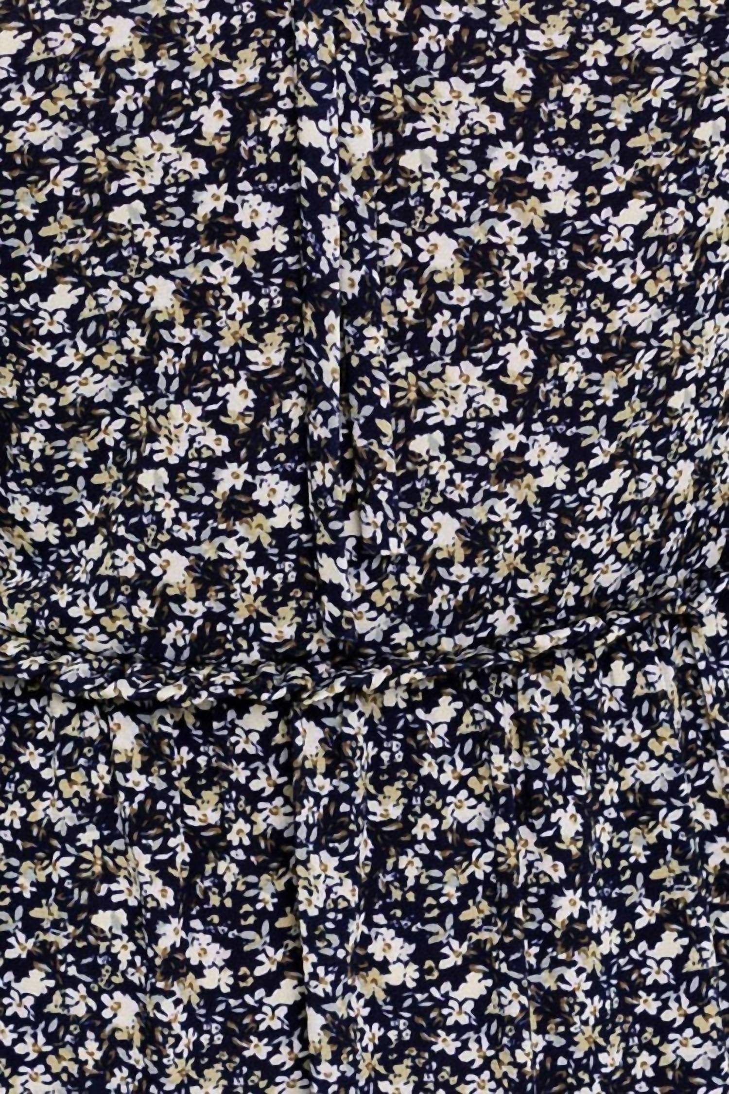 LONG SLEEVE FLORAL DRESS CURVY