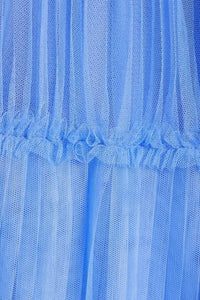 Monique Lhuillier - Hyacinth Tiered Pleated Tulle Mini Dress