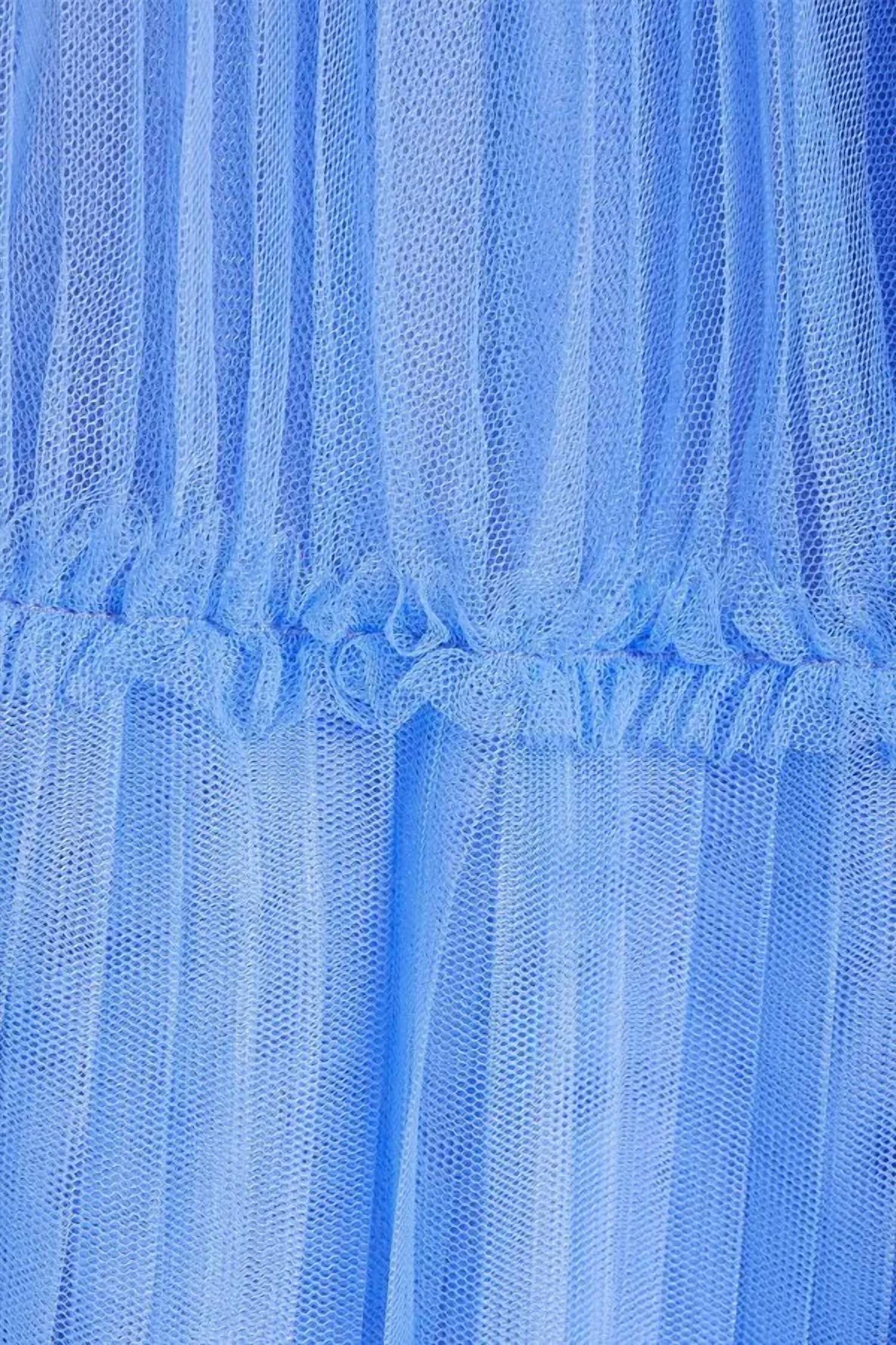 Monique Lhuillier - Hyacinth Tiered Pleated Tulle Mini Dress