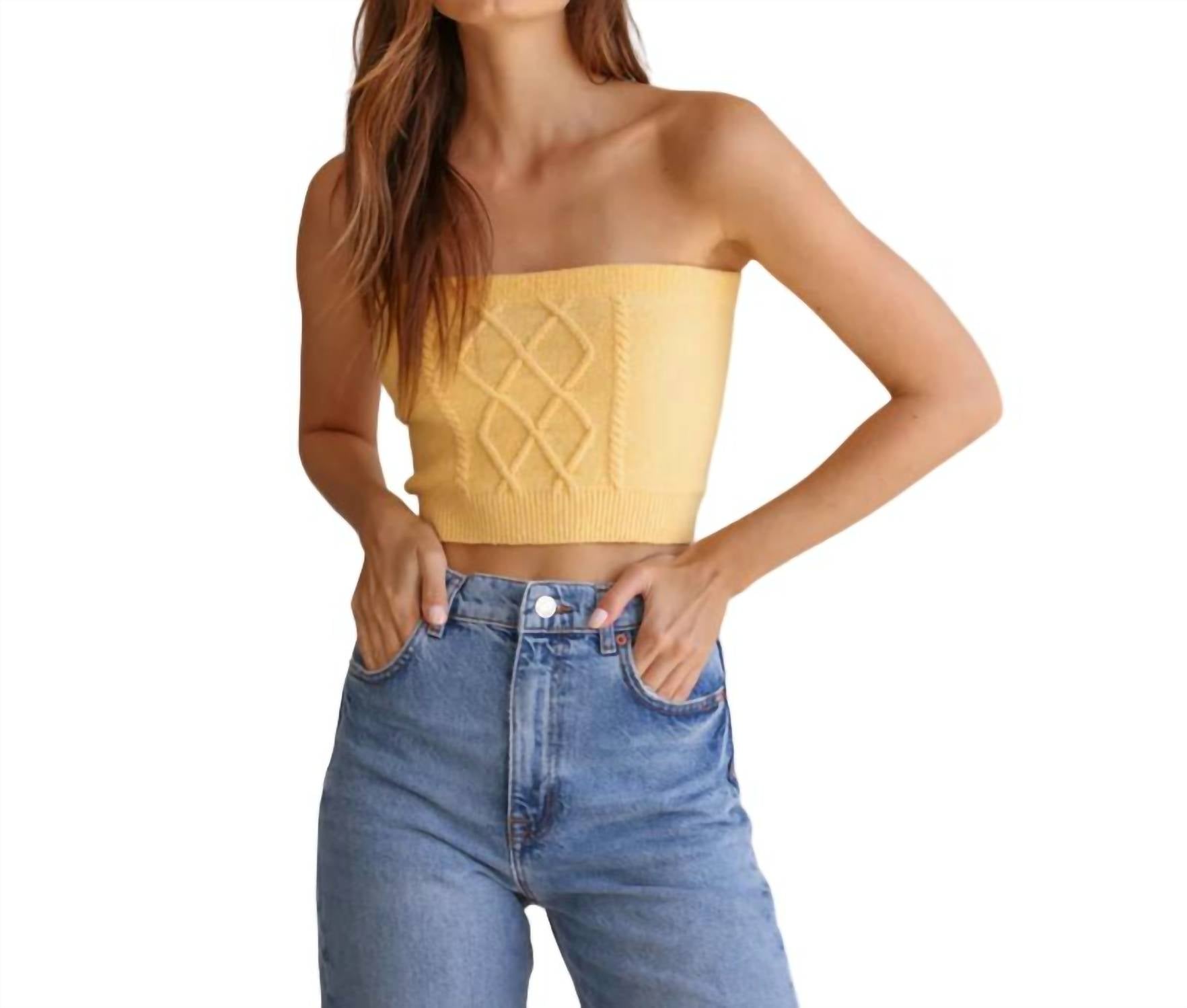 Knititude - LIV KNIT TUBE TOP