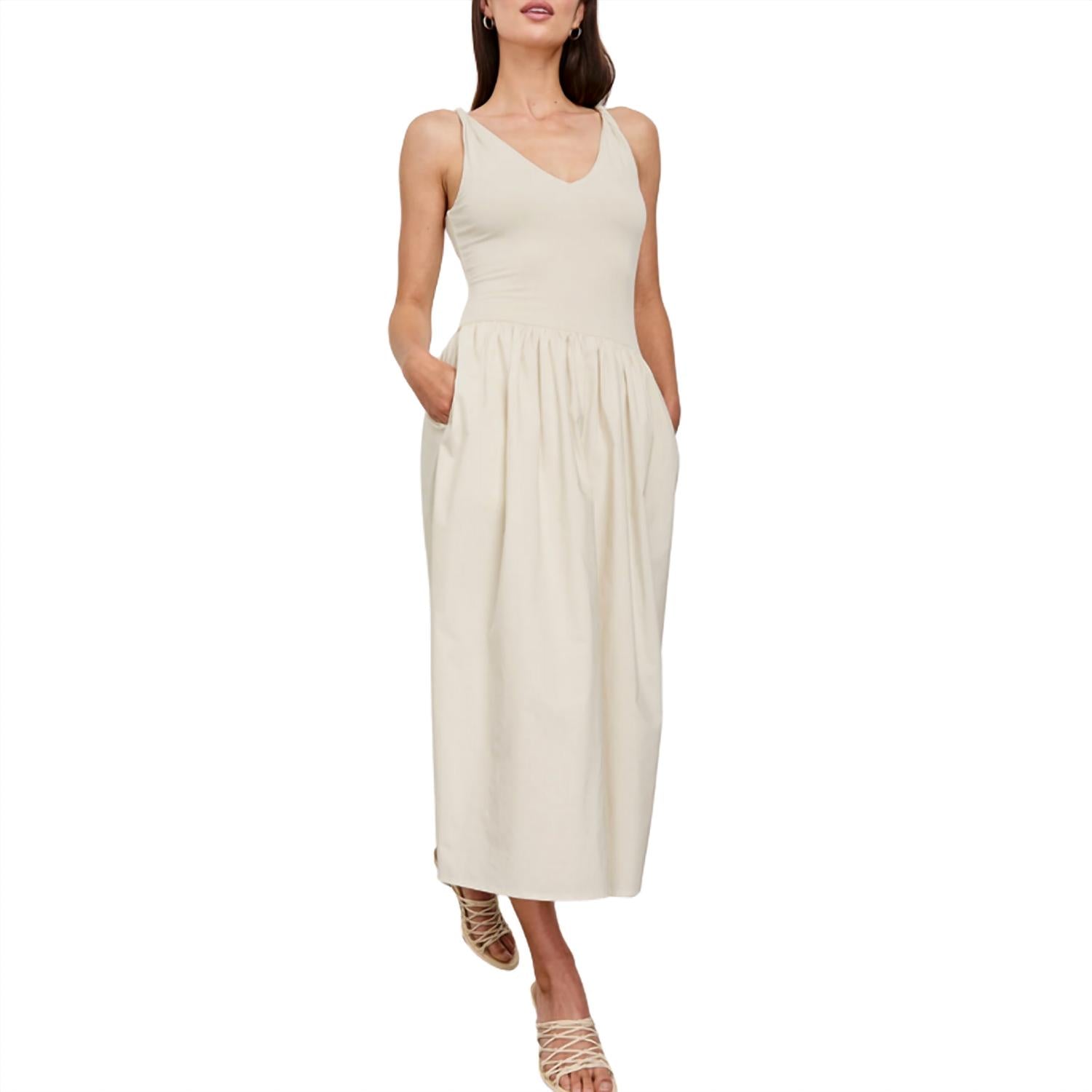 Rails Women's Franca Dress in ivory - women's dress - alternate view