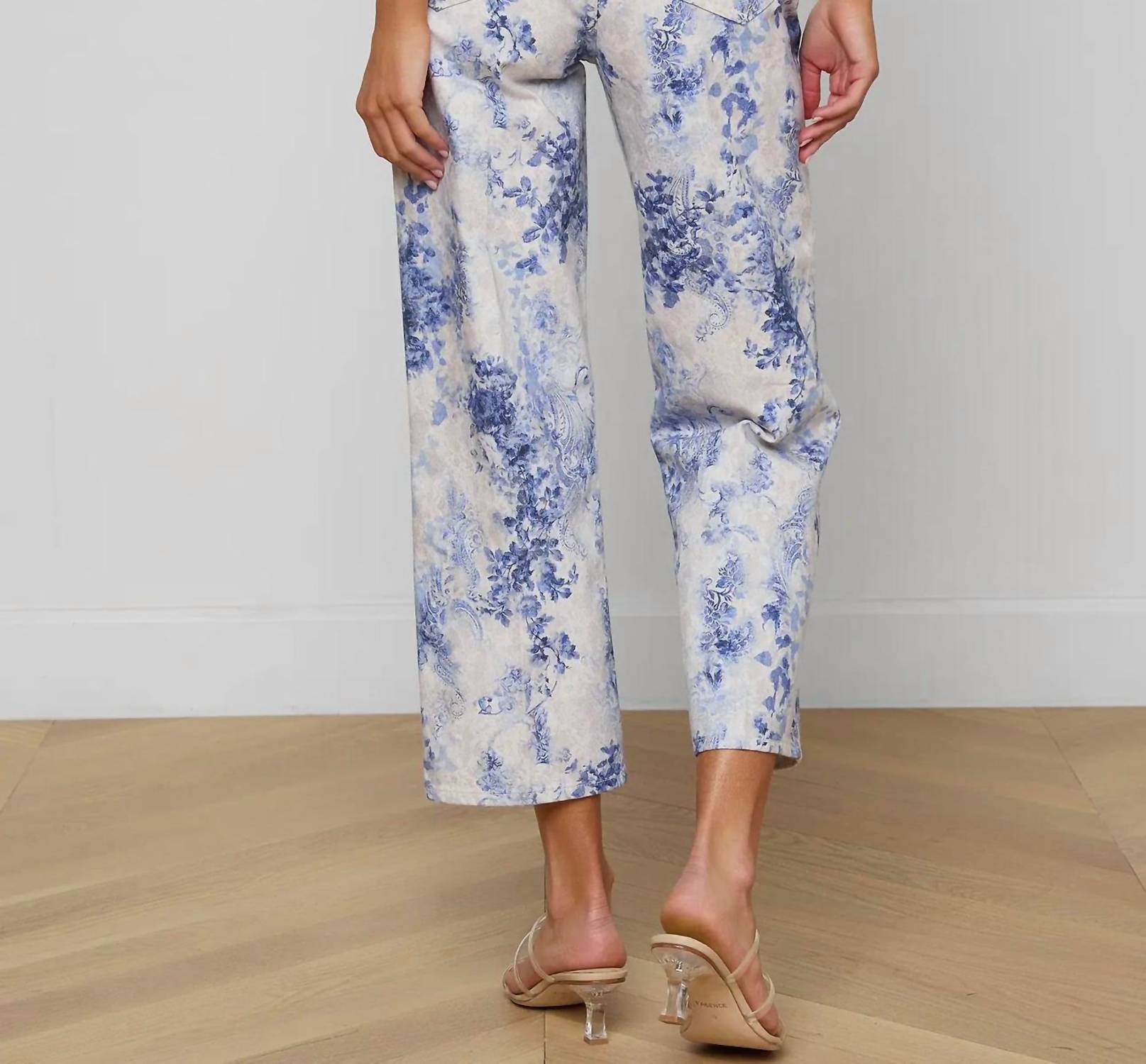 L'Agence - June High Rise Denim Crop Jean
