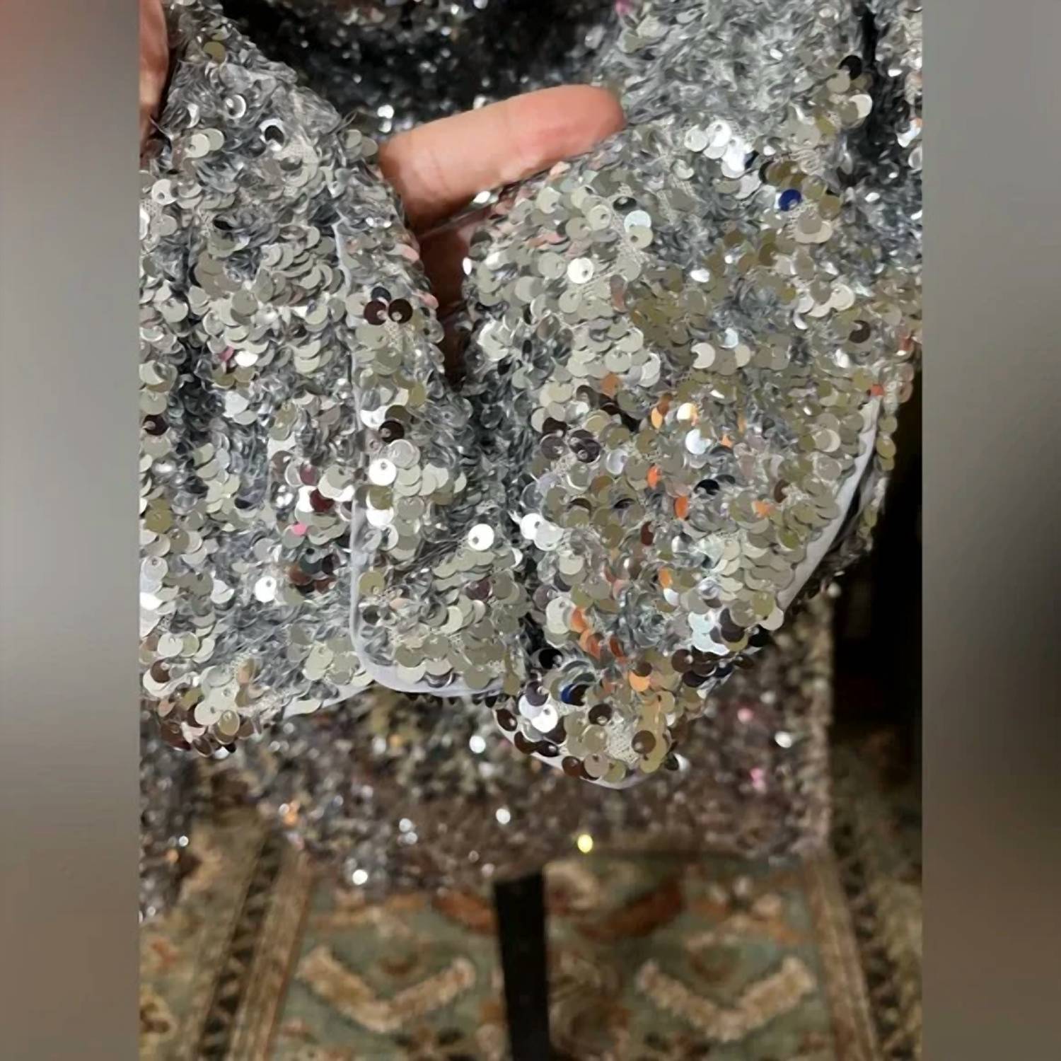 Sachin & Babi - Cameron Sequin Cowl Back Mini Dress