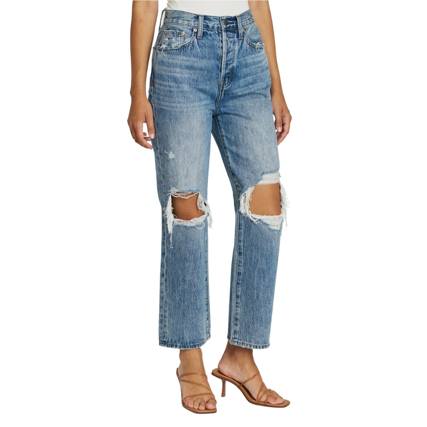 Pistola - Cassie Super High Rise Straight Crop Jeans