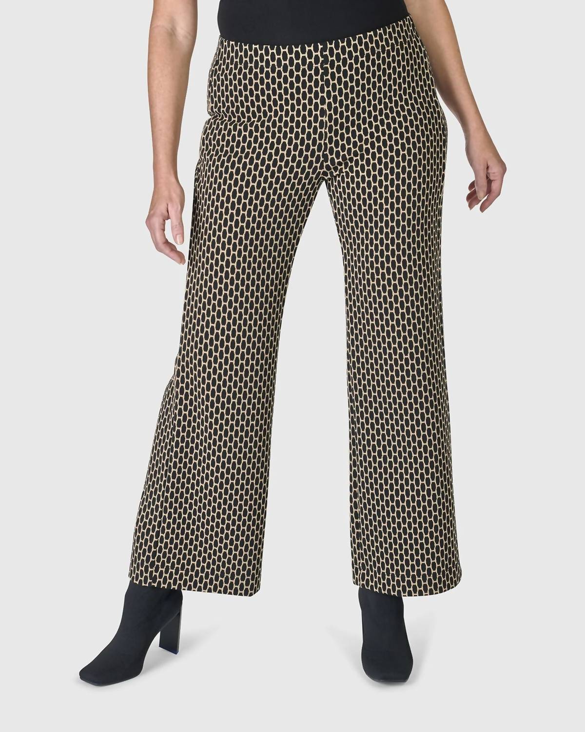 ALEMBIKA Brienne Mid Rise Trousers in hive - women's pants