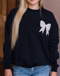 Miou Muse - Big Bow Crewneck Sweater