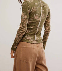 Free People - Clover Printed Thermal Top