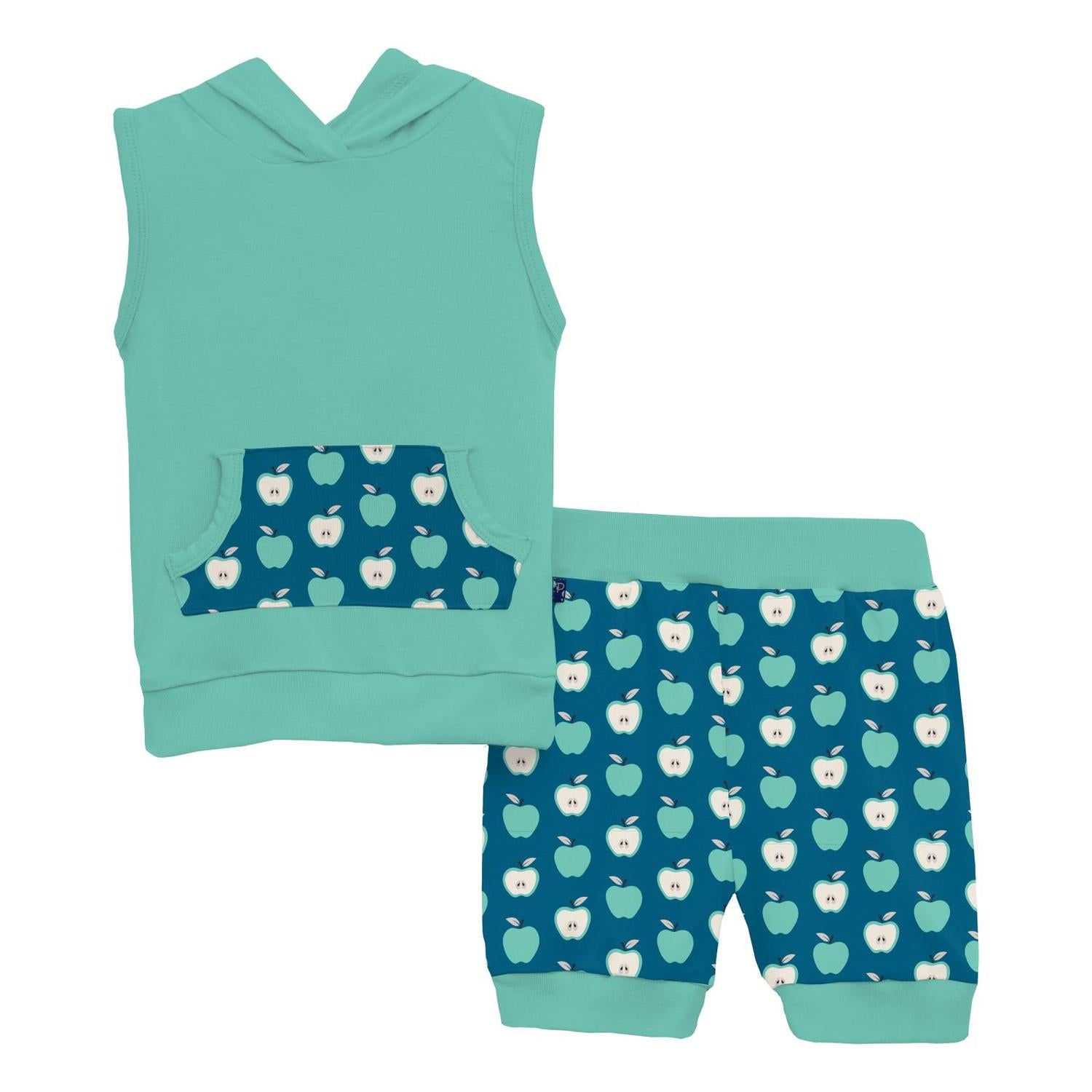 Kickee - Kids' Hoodie Tank Outfit Set