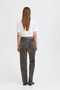 B.Young - Leopard Denim Pants