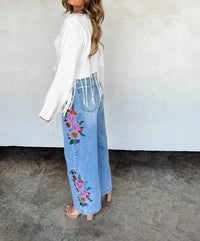 Blakeley - Evie Floral Embroidered Jeans