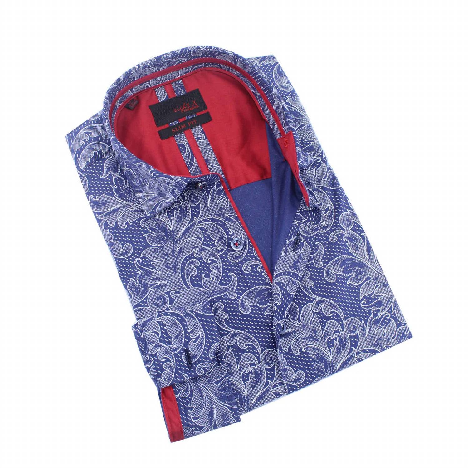 Eight X - Demask Print Button Down Shirt
