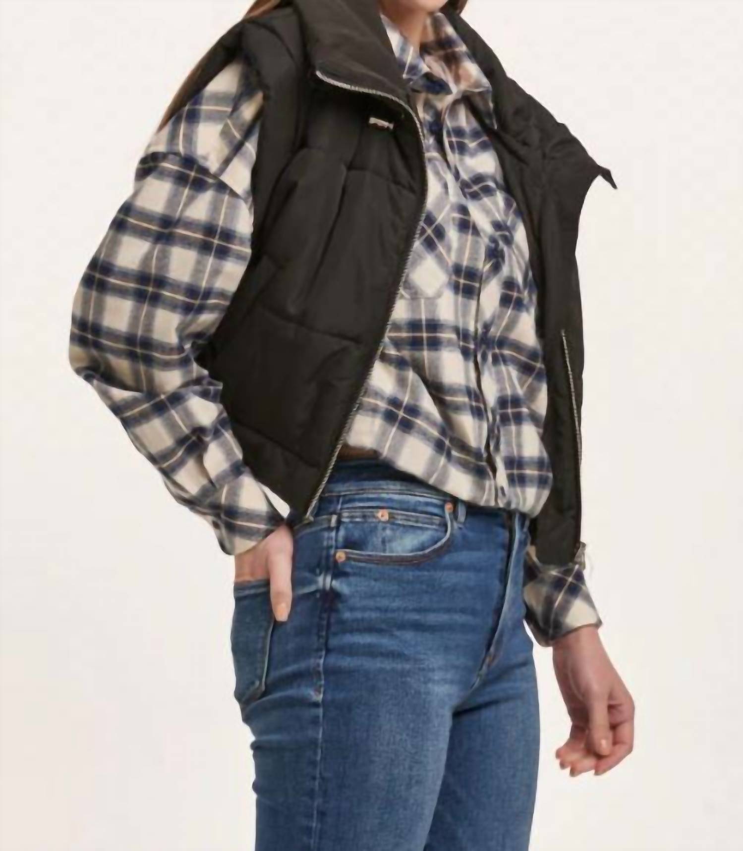 Dear John Denim - Rosalia Zipper Sleeveless Vest