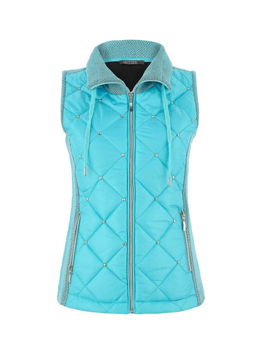 Dolcezza - Women's Quilted Zip-up Vest