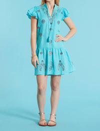 Tyler Boe - Aimee Embroidery Linen Dress