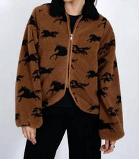 Rd Style - Joline Sherpa Zip Front Jacket