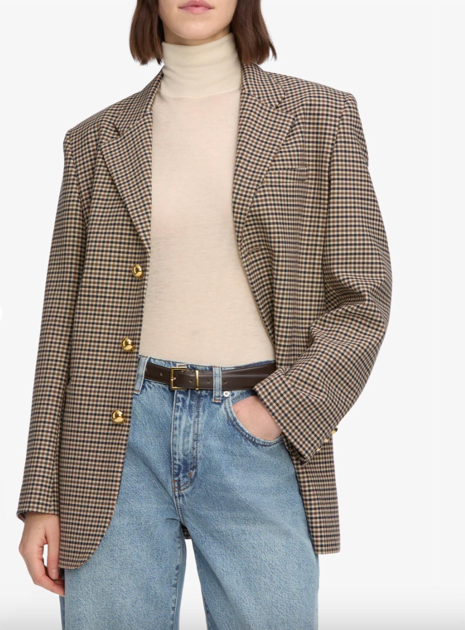 Frame - Houndstooth Blazer