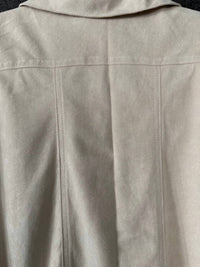 Origami - Women's Faux suede top button up