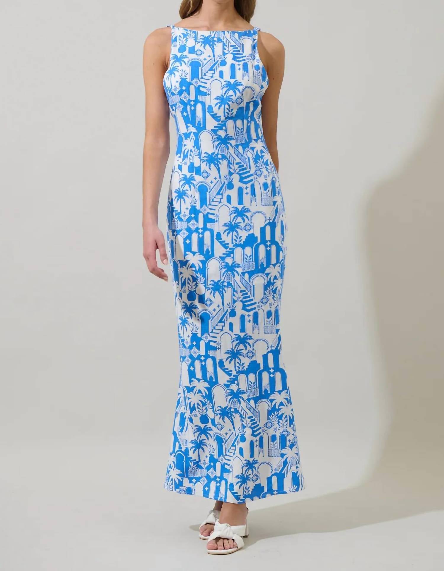 Sugarlips - Nala Mizie Open Back Maxi Dress
