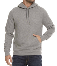 Flags & Anthem Bradner Super-Soft Quilted Hoodie in grey heather - men's shirt - alternate view