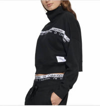 Calvin Klein - Activewear Performance Double-stripe Logo Pullover Top