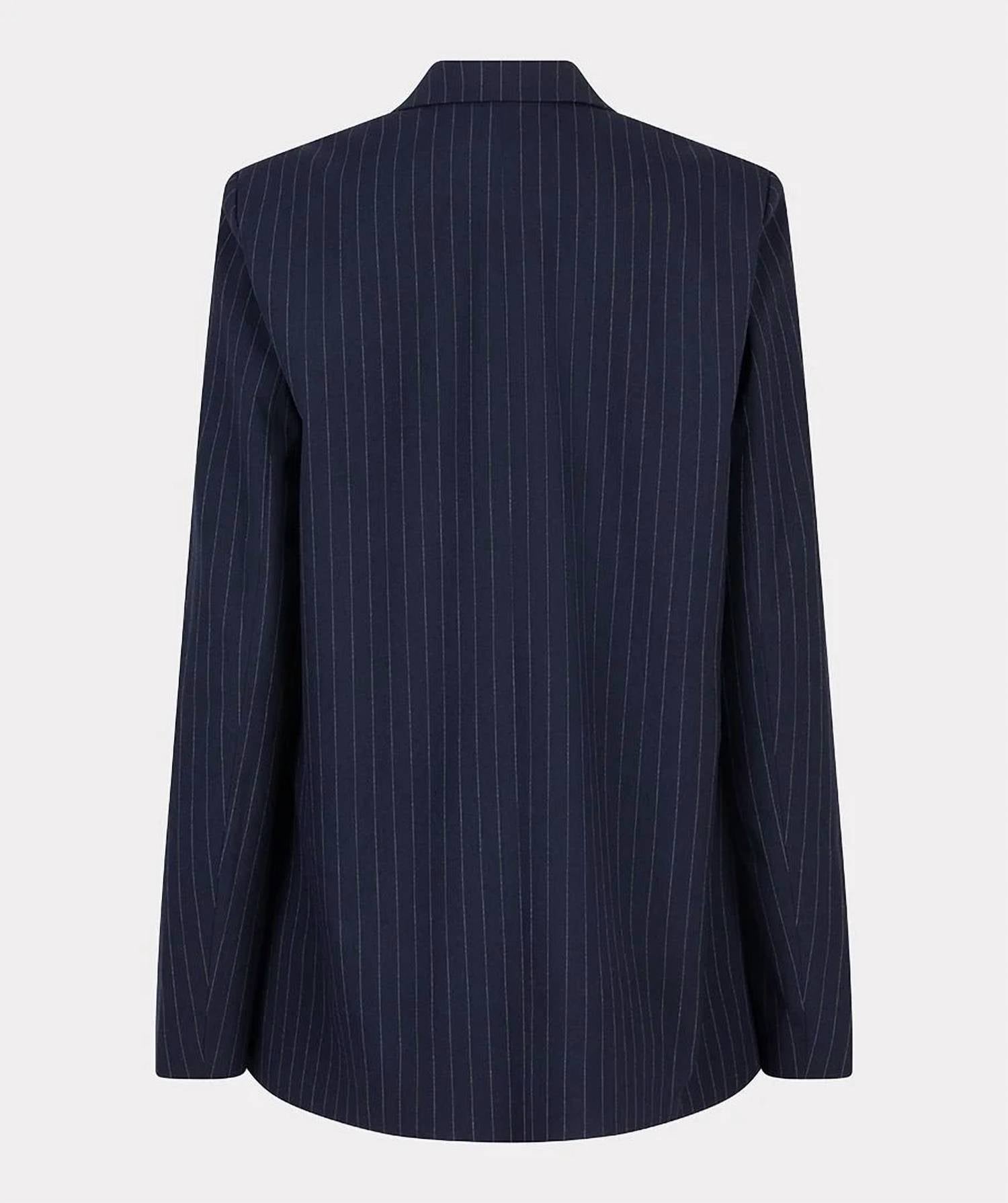 Esqualo - Bergny Double Breasted Pinstripe Blazer