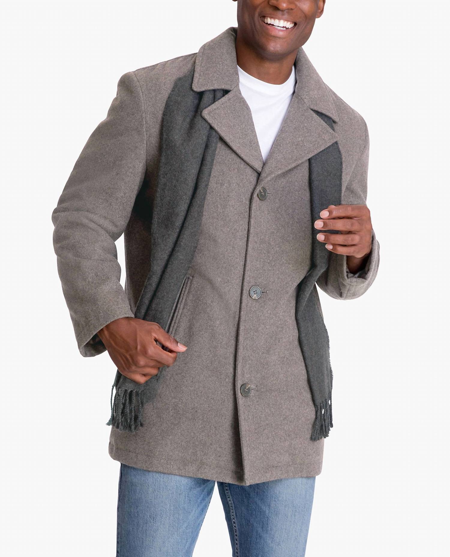 London Fog - London Fog Amity Single Breasted Wool Jacket