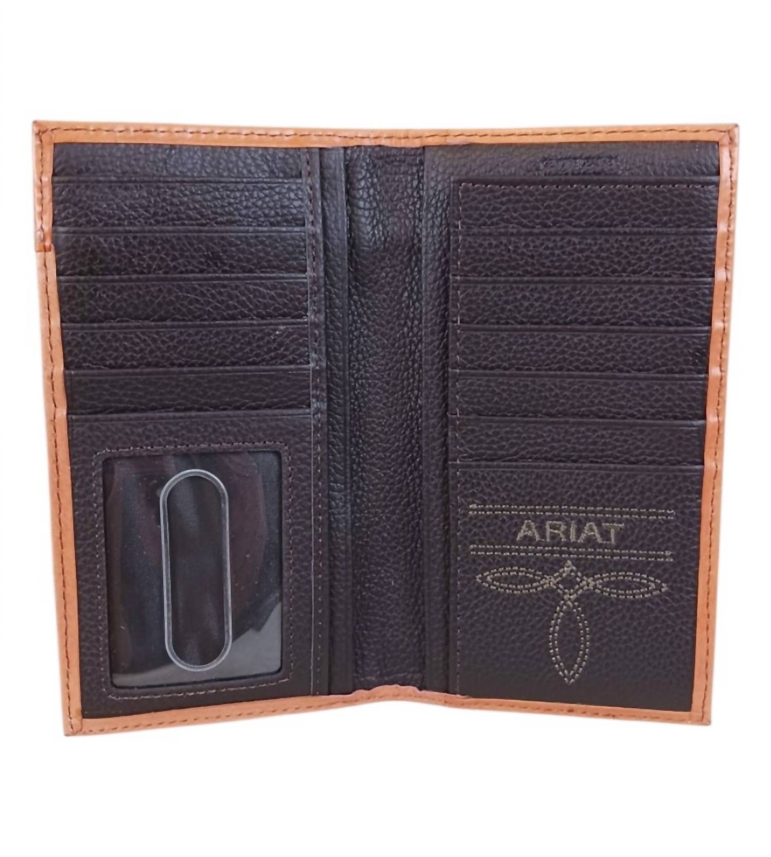 Ariat - Men's Calf Hair Basketweave Rodeo Wallet